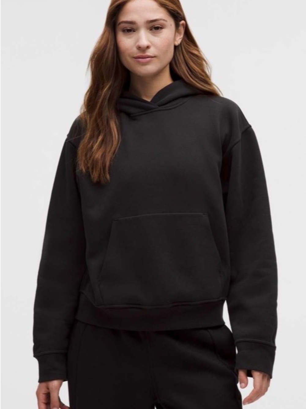 Lululemon Womens Steady State Oversized Hoodie Black Size XS